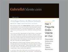 Tablet Screenshot of gabriellavidente.com